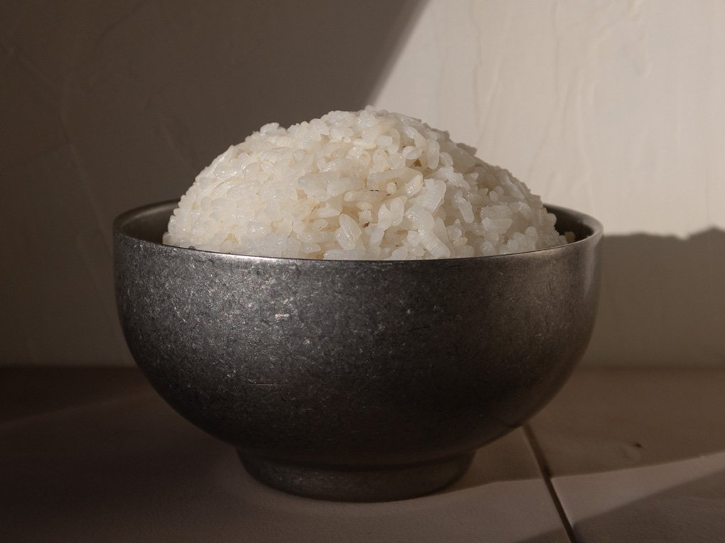 arroz blanco asiático