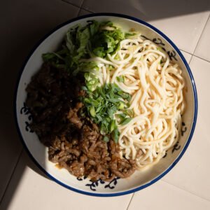 carne picada al estilo chino