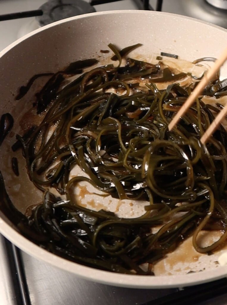 ensalada de algas kombu japones paso a paso 9