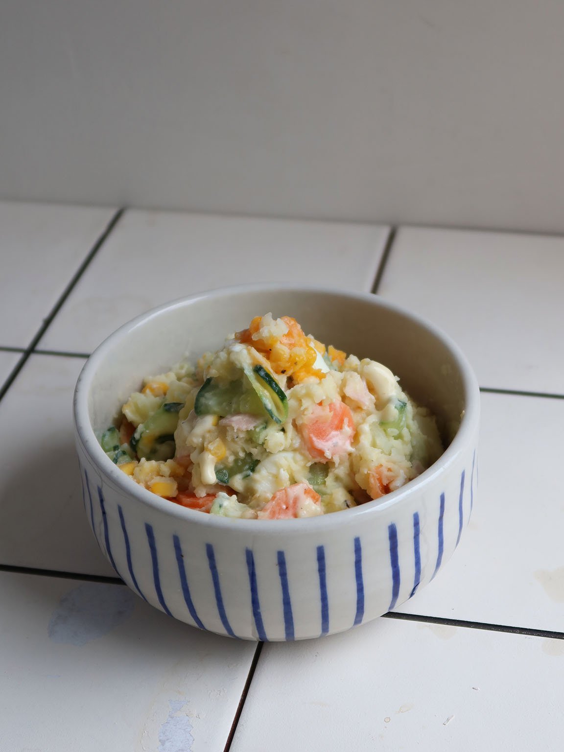 ensalada de patata japonesa destacada