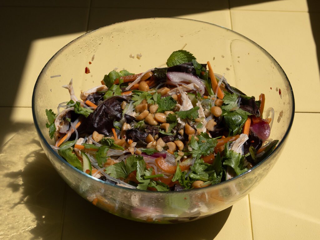 ensalada de vermicelli con pollo 1