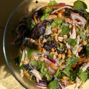 ensalada de vermicelli con pollo