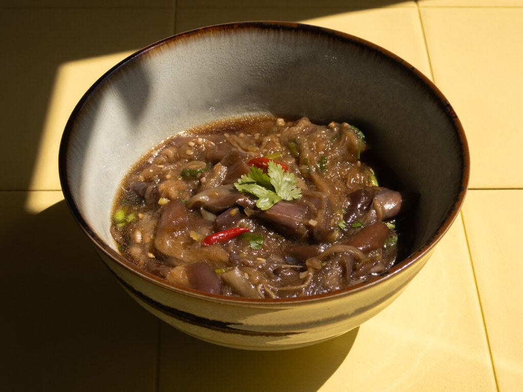 ensalada fría de berenjena