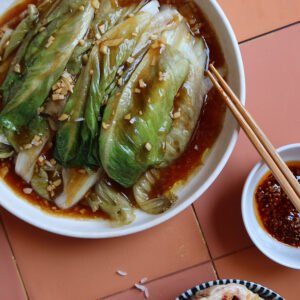 lechuga en salsa de ostras 1