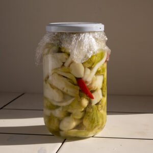 mostaza china encurtida casera