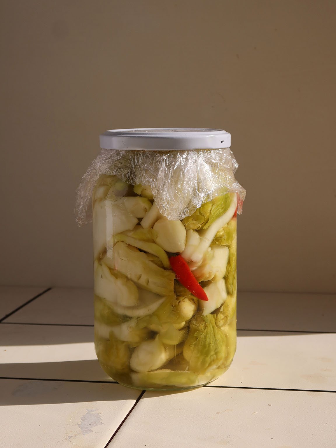 mostaza china encurtida destacada