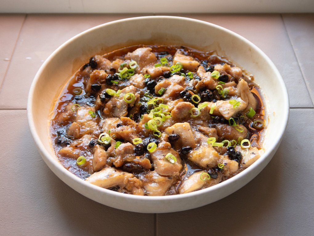 pollo al favor con soja fermentada 1