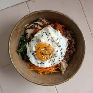 receta bibimbap coreano 1