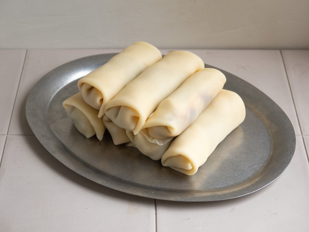receta de rollitos chinos sin freir