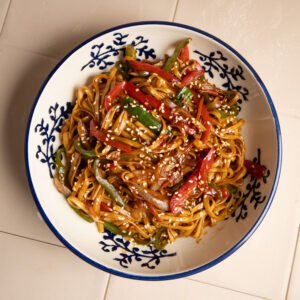 receta lo mein tallarines chinos 1