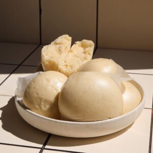 receta pan chino al vapor