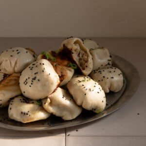 receta sheng jian bao relleno chino 1