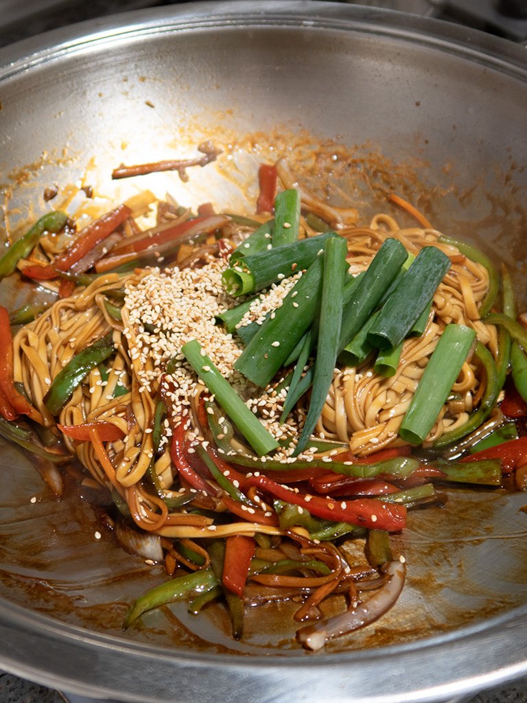 tallarines chinos salteados con verduras paso a paso 1