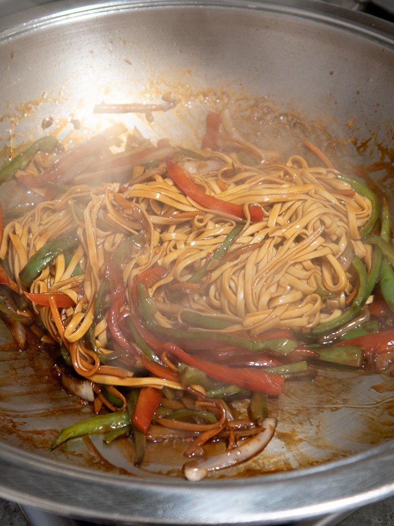 tallarines chinos salteados con verduras paso a paso 2