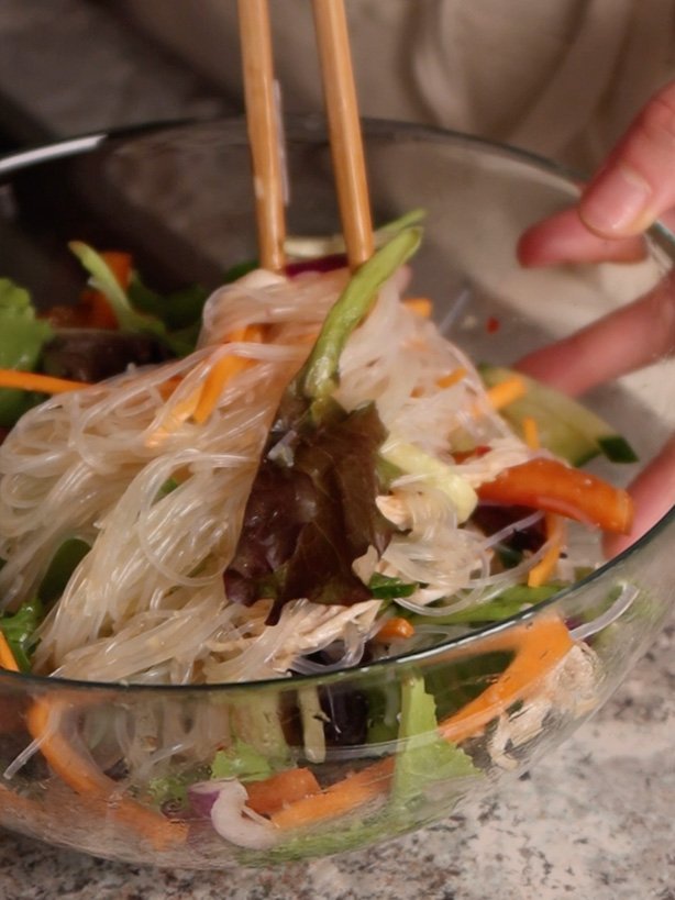 ensalada de fideos vermicelli receta2