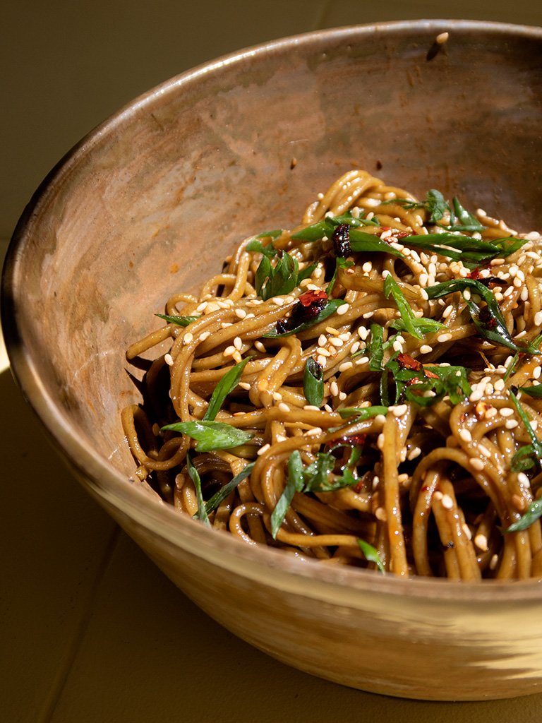 fideos soba en salsa de sesamo 5