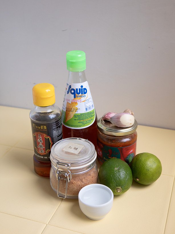 ingredientes ensalada fideos vermicelli 2