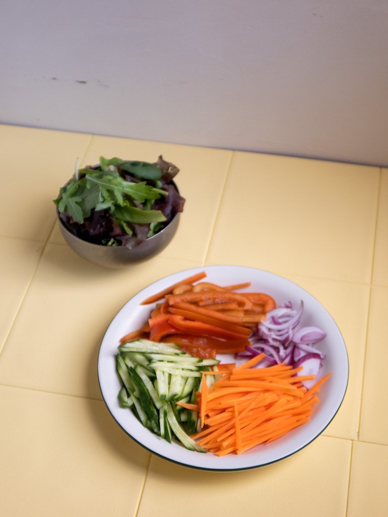 ingredientes ensalada fideos vermicelli