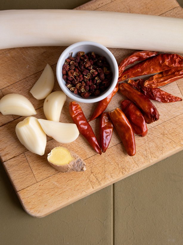 ingredientes receta pollo kung pao chino