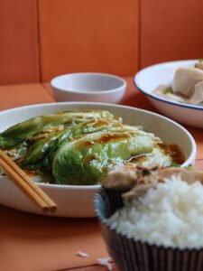 lechuga con salsa de ostras 2
