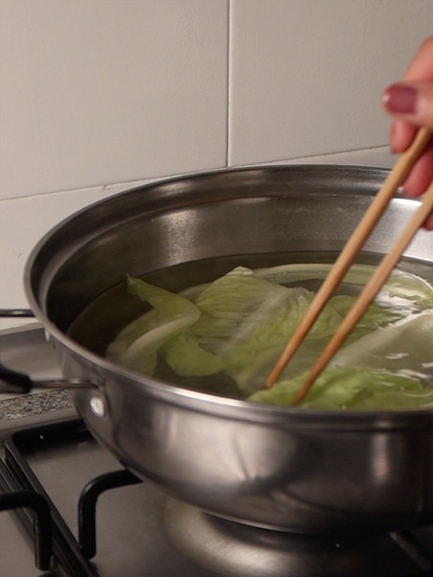 lechuga con salsa de ostras paso a paso 2