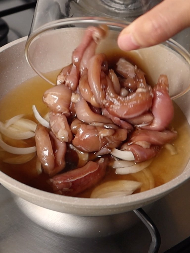 oyakodon casero paso a paso 3
