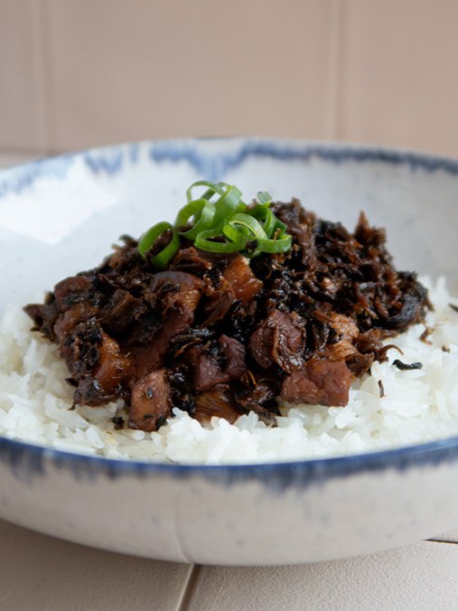 panceta guisada con mostaza deshidratada china 6