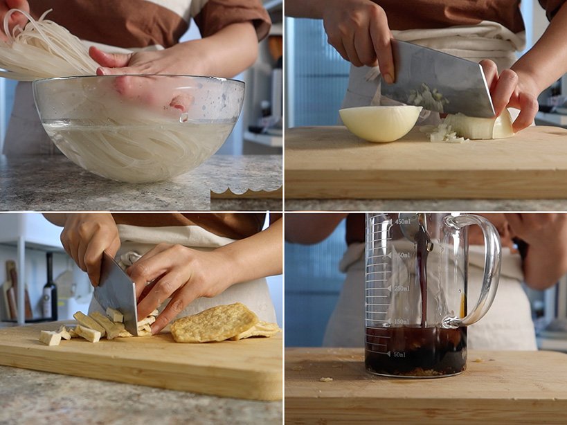 receta pad thai de pollo paso a paso 1