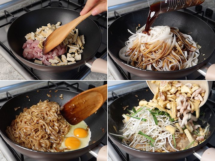 receta pad thai de pollo paso a paso 2