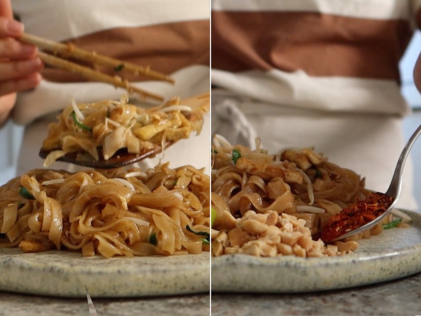 receta pad thai de pollo paso a paso 3