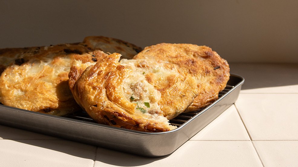 tortitas de cebolleta china crujiente 2