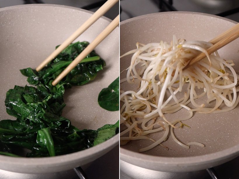 bibimbap paso a paso 3