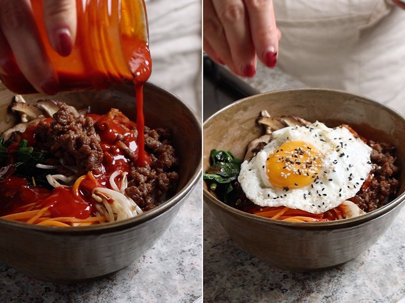 bibimbap paso a paso 5