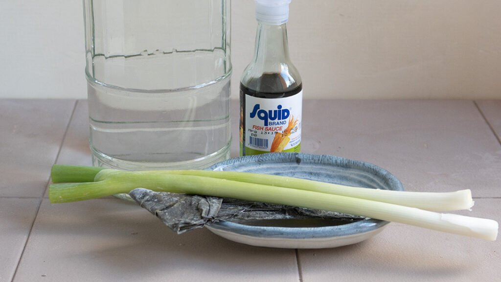 ingredientes para preparar kimchi jjigae 1