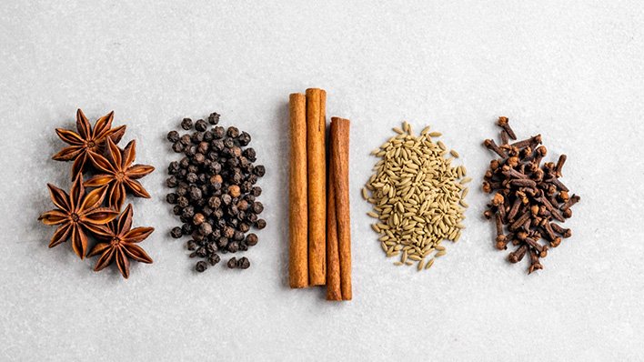 cinco especias chinas
