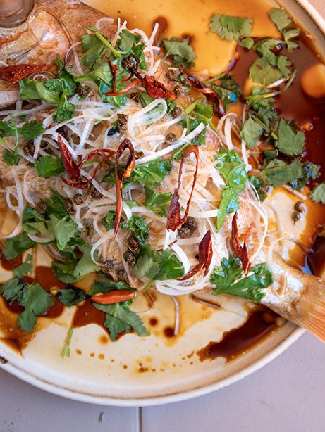 pescado al vapor estilo chino 8