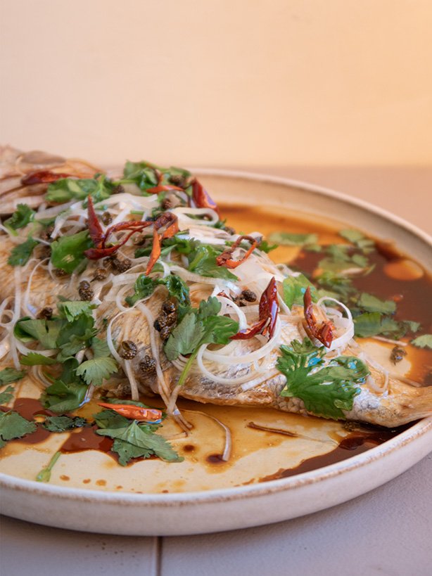 pescado al vapor estilo chino 9