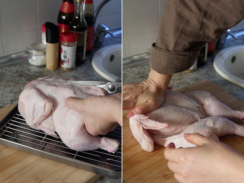 pollo asado con cinco especias chinas paso a paso 1