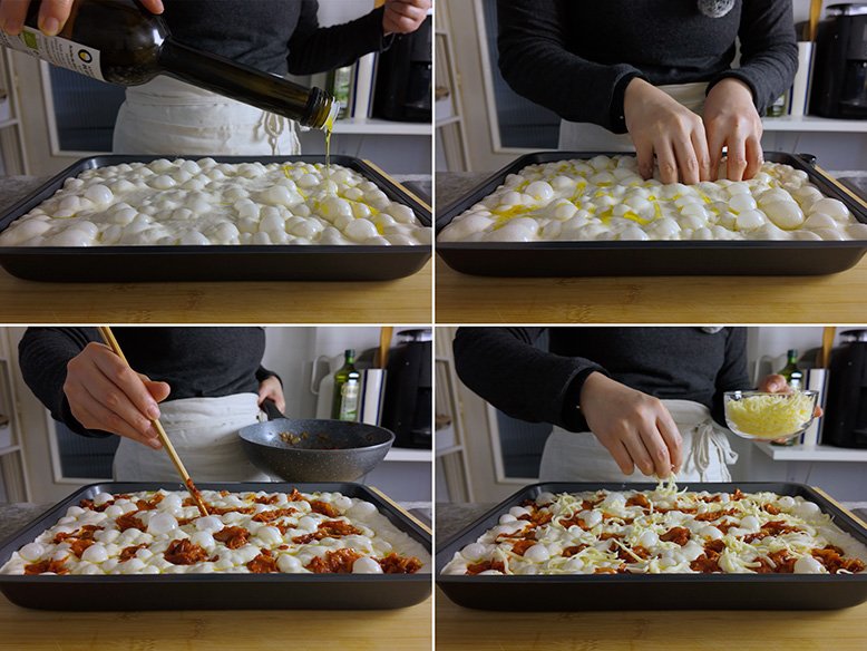 focaccia de kimchi paso a paso 6