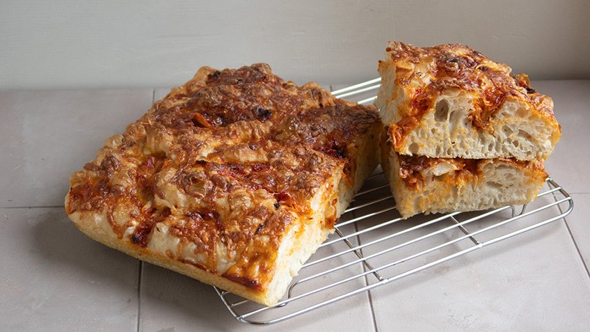 focaccia de kimchi y queso 7