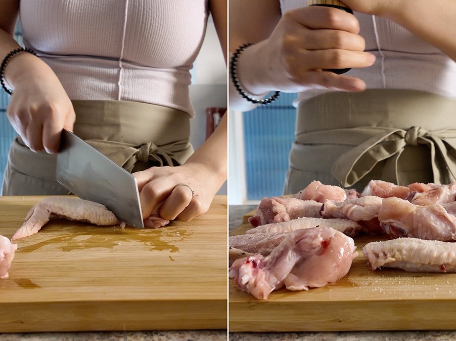 pollo frito coreano paso a paso 1