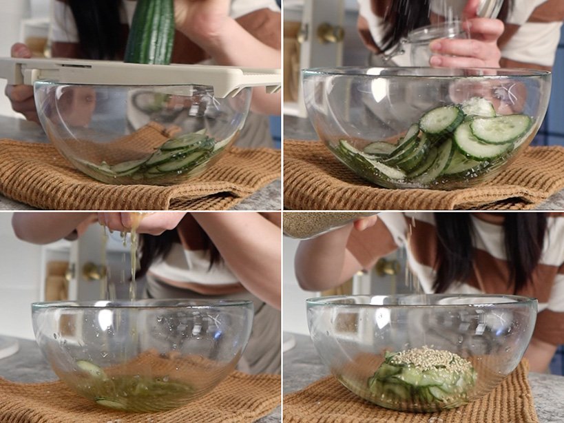 receta onigiri de pepino