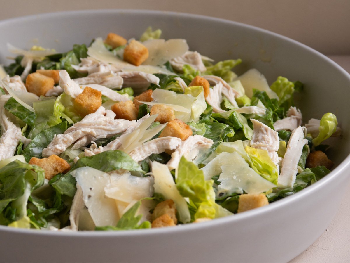 Ensalada césar de miso