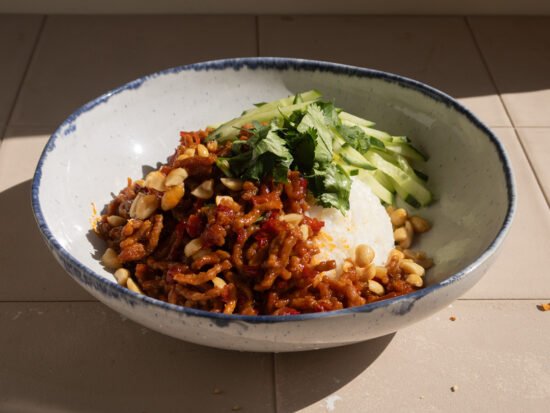 Arroz con carne en salsa gochujang H1