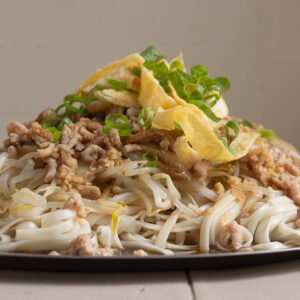 Fideos wenzhou banmian receta